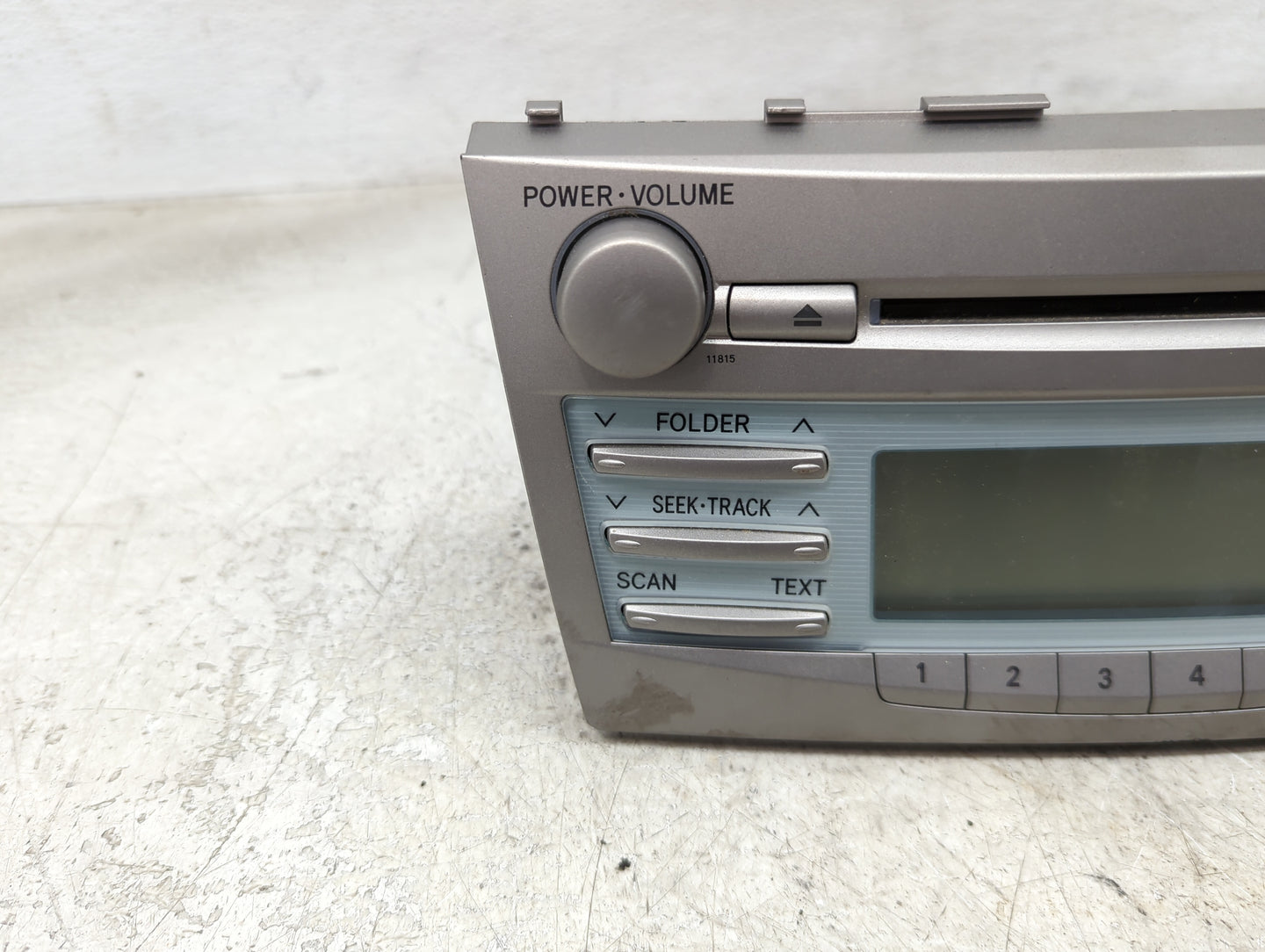 2007-2009 Toyota Camry Radio AM FM Cd Player Receiver Replacement P/N:86120-06180 122000-8210C101 Fits Fits 2007 2008 2009 O