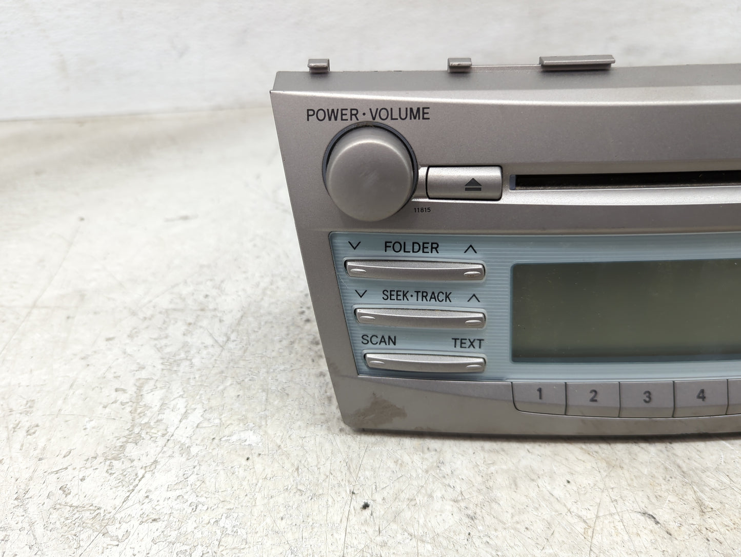 2007-2009 Toyota Camry Radio AM FM Cd Player Receiver Replacement P/N:86120-06180 122000-8210C101 Fits Fits 2007 2008 2009 O