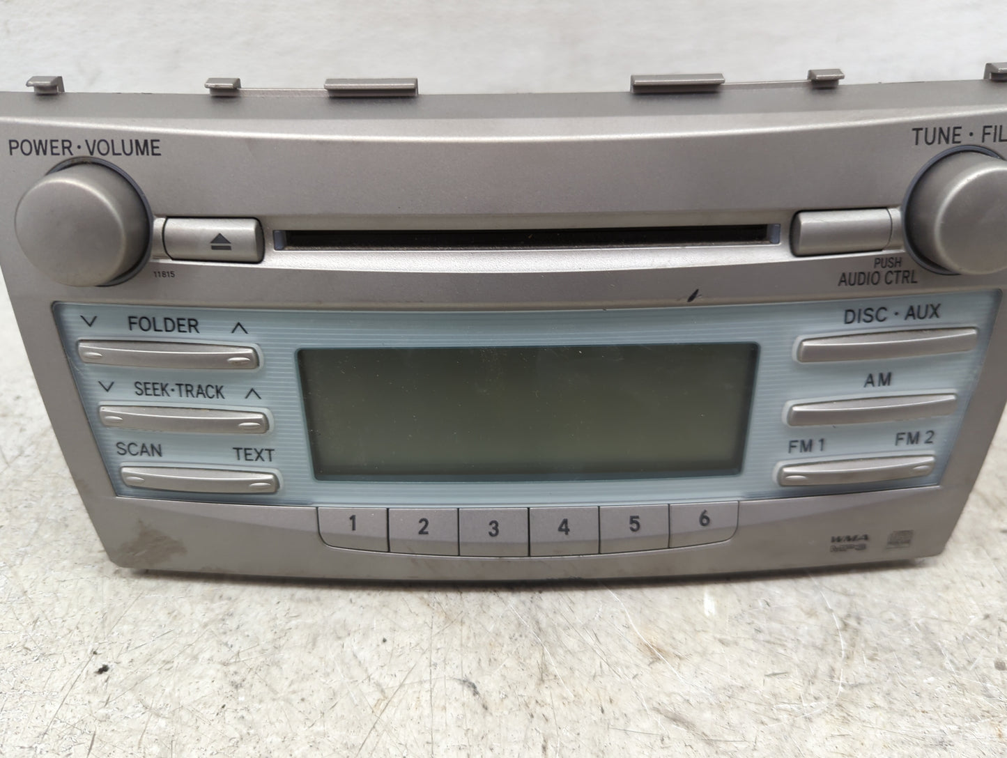 2007-2009 Toyota Camry Radio AM FM Cd Player Receiver Replacement P/N:86120-06180 122000-8210C101 Fits Fits 2007 2008 2009 O