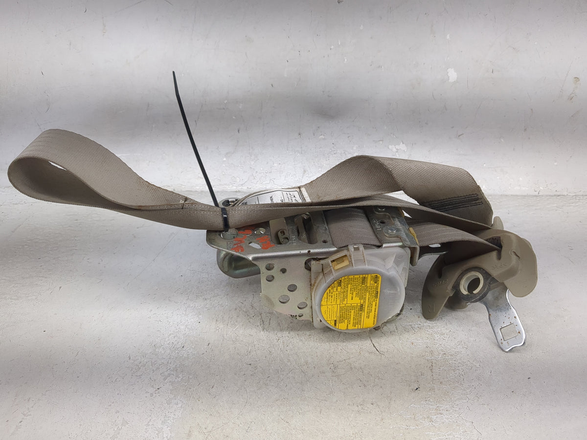 2007-2011 Toyota Camry Passenger Front Seatbelt Retractor Tan - Oemusedautoparts1.com