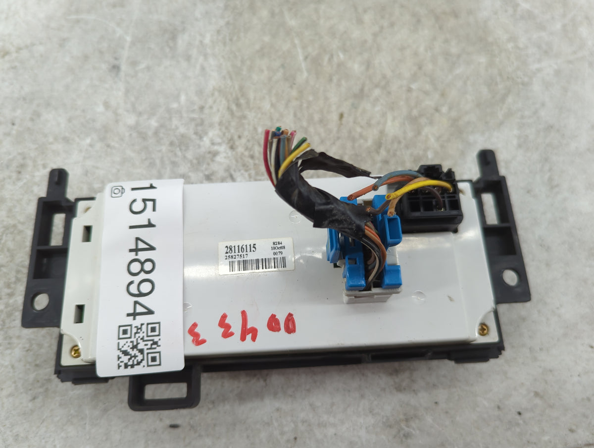 2007 Toyota Camry Climate Control Module Temperature AC/Heater Replacement P/N:28116115 25827517 Fits OEM Used Auto Parts - 