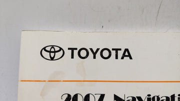 2007 Toyota Camry Owners Manual Book Guide OEM Used Auto Parts