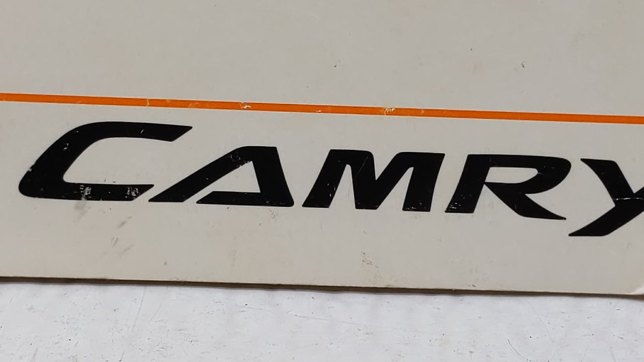 2007 Toyota Camry Owners Manual Book Guide OEM Used Auto Parts - Oemusedautoparts1.com