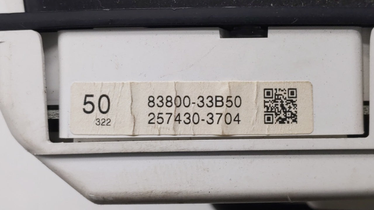 2007 Toyota Camry Instrument Cluster Speedometer Gauges P/N:83800-33B50 Fits OEM Used Auto Parts - Oemusedautoparts1.com