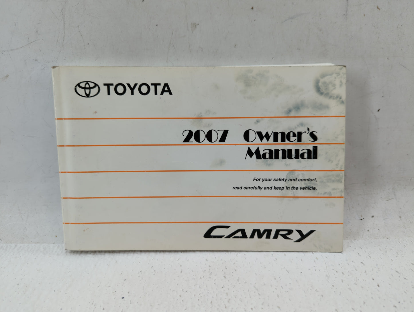 2007 Toyota Camry Owners Manual Book Guide P/N:01999-33748 OEM Used Auto Parts - Oemusedautoparts1.com
