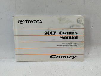 compare product 2007 Toyota Camry Owners Manual Book Guide P/N:01999-33748 OEM Used Auto Parts