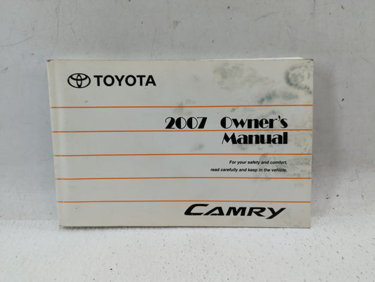 2007 Toyota Camry Owners Manual Book Guide P/N:01999-33748 OEM Used Auto Parts - Oemusedautoparts1.com