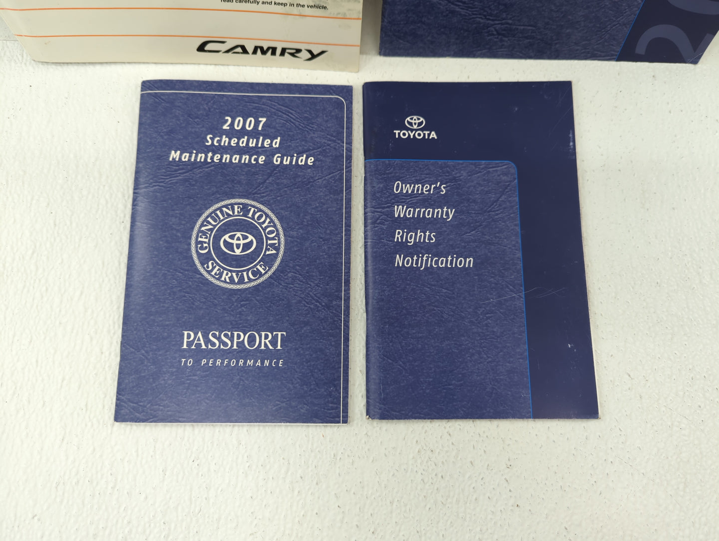 2007 Toyota Camry Owners Manual Book Guide P/N:01999-33748 OEM Used Auto Parts - Oemusedautoparts1.com