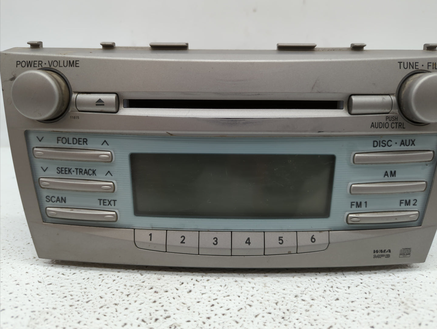 2007-2009 Toyota Camry Radio AM FM Cd Player Receiver Replacement P/N:86120-06182 86120-33890 Fits Fits 2007 2008 2009 OEM U