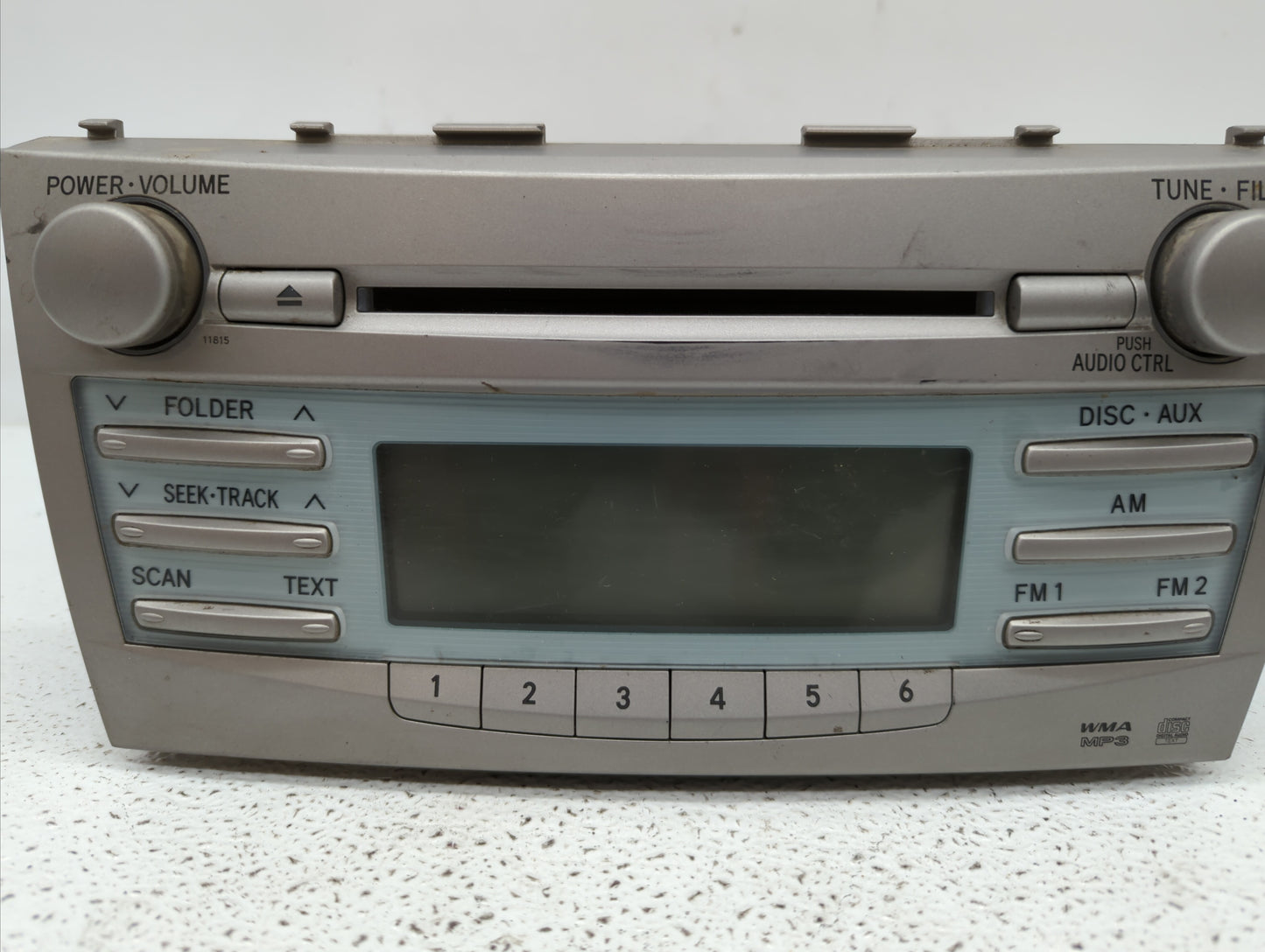 2007-2009 Toyota Camry Radio AM FM Cd Player Receiver Replacement P/N:86120-06182 86120-33890 Fits Fits 2007 2008 2009 OEM U