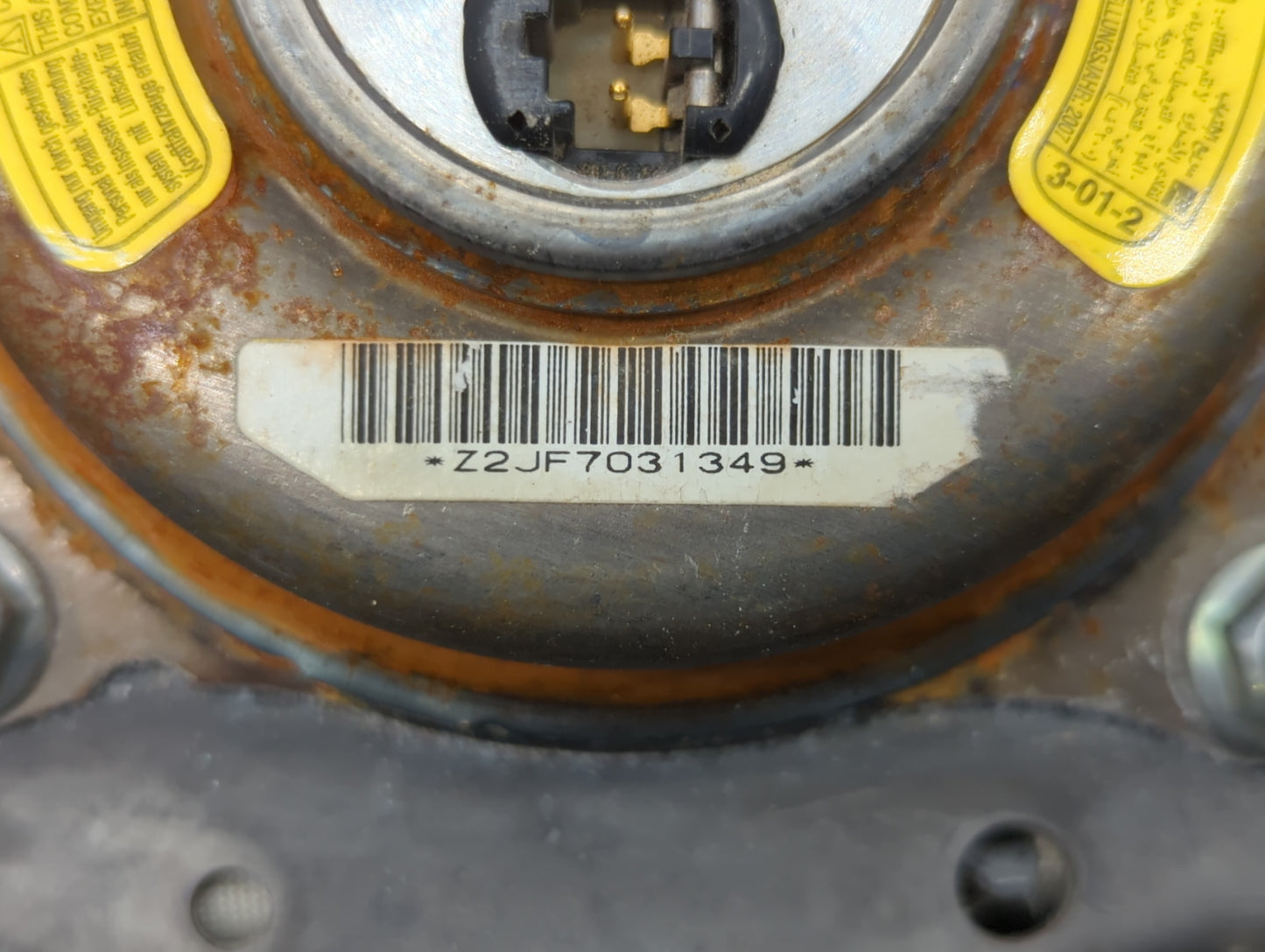 2007-2011 Toyota Camry Air Bag Driver Left Steering Wheel Mounted P/N:BAM-PT1-1187 Z2EE6140995 Fits Fits 2007 2008 2009 2010