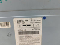 2007-2009 Toyota Camry Am Fm Cd Player Radio Receiver - Oemusedautoparts1.com