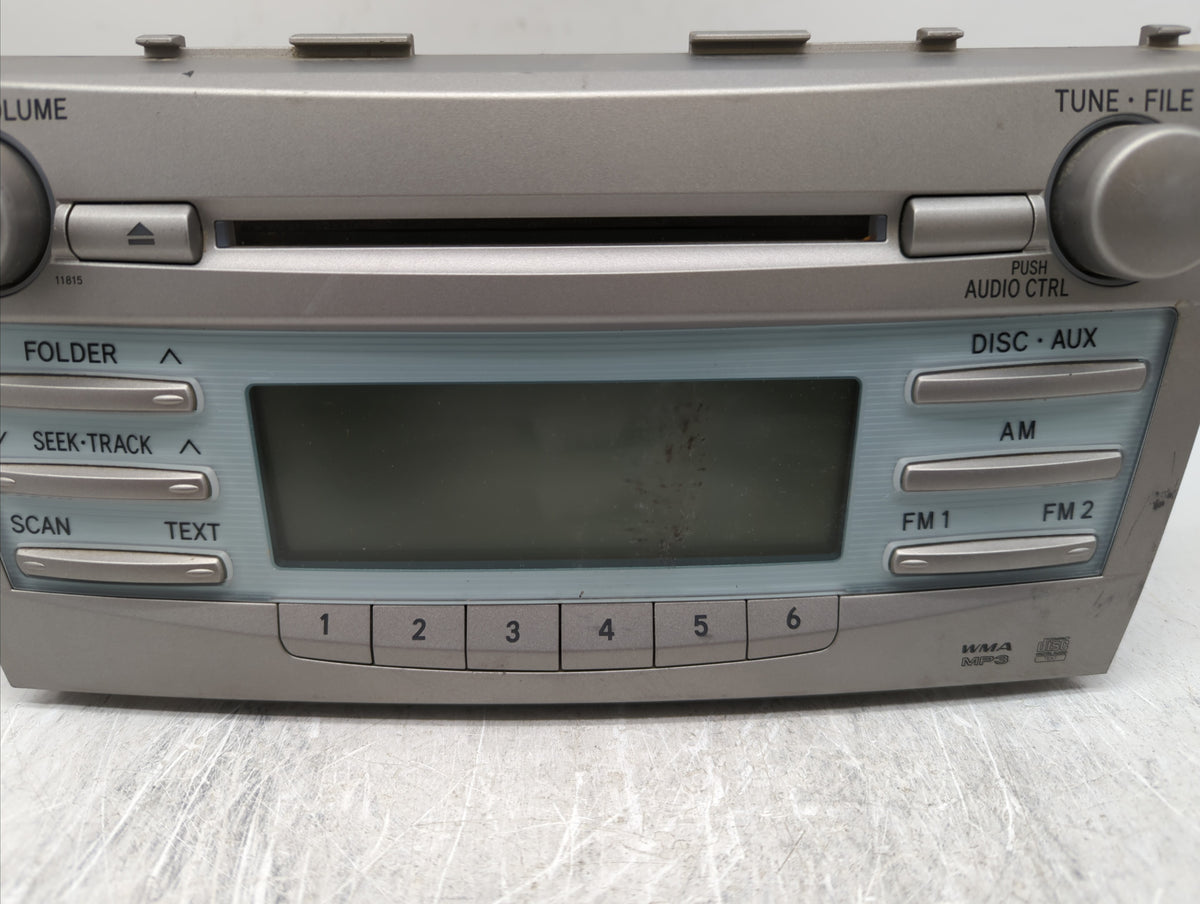 2007-2009 Toyota Camry Am Fm Cd Player Radio Receiver 348416 - Oemusedautoparts1.com