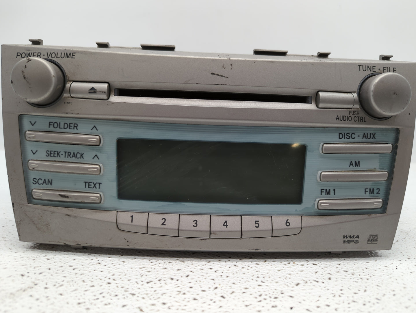 2007-2009 Toyota Camry Radio AM FM Cd Player Receiver Replacement P/N:86120-06182 86120-33890 Fits Fits 2007 2008 2009 OEM U