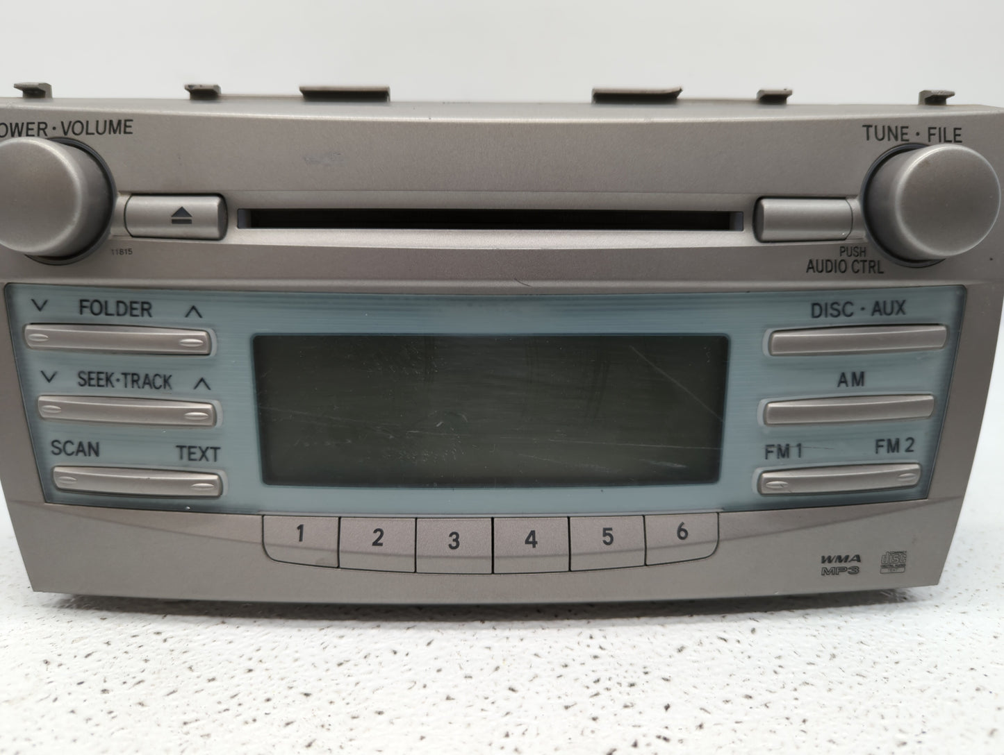 2007-2009 Toyota Camry Radio AM FM Cd Player Receiver Replacement P/N:86120-06182 86120-33890 Fits Fits 2007 2008 2009 OEM U