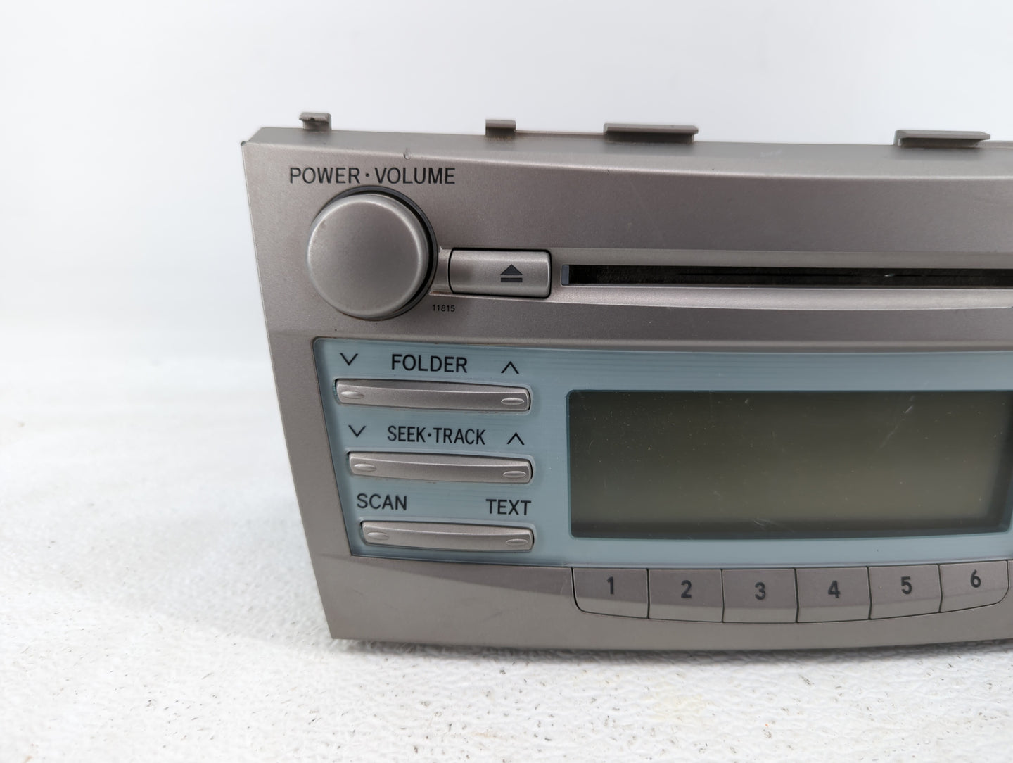 2007-2009 Toyota Camry Radio AM FM Cd Player Receiver Replacement P/N:86120-06182 86120-33890 Fits Fits 2007 2008 2009 OEM U
