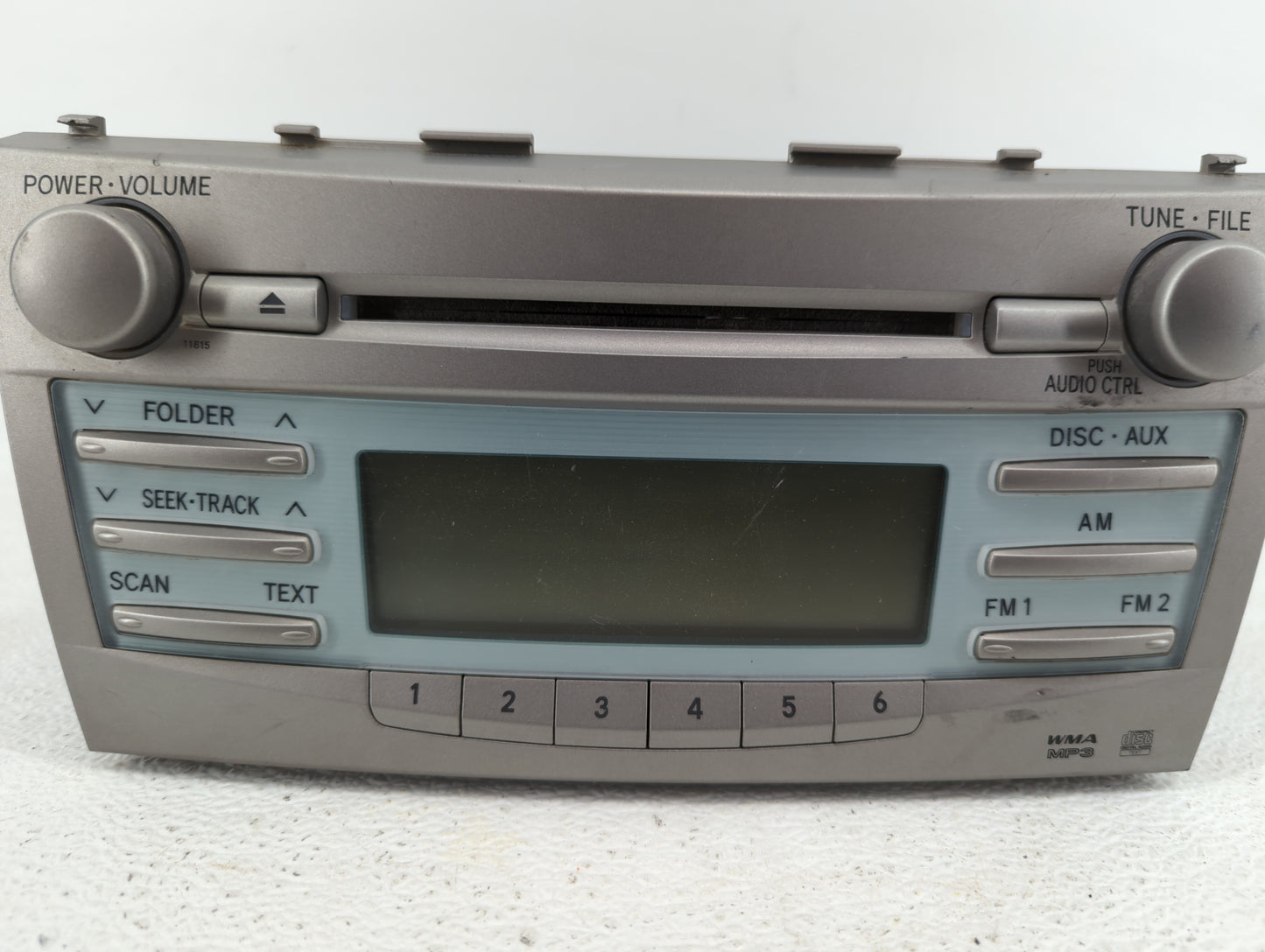 2007-2009 Toyota Camry Radio AM FM Cd Player Receiver Replacement P/N:86120-06182 86120-33890 Fits Fits 2007 2008 2009 OEM U