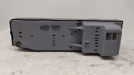 2002-2006 Toyota Camry Master Power Window Switch Replacement Driver Side Left P/N:74232-AA050 514868 Fits OEM Used Auto Parts