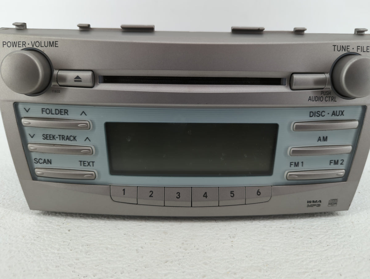 2007-2009 Toyota Camry Am Fm Cd Player Radio Receiver 381853 - Oemusedautoparts1.com