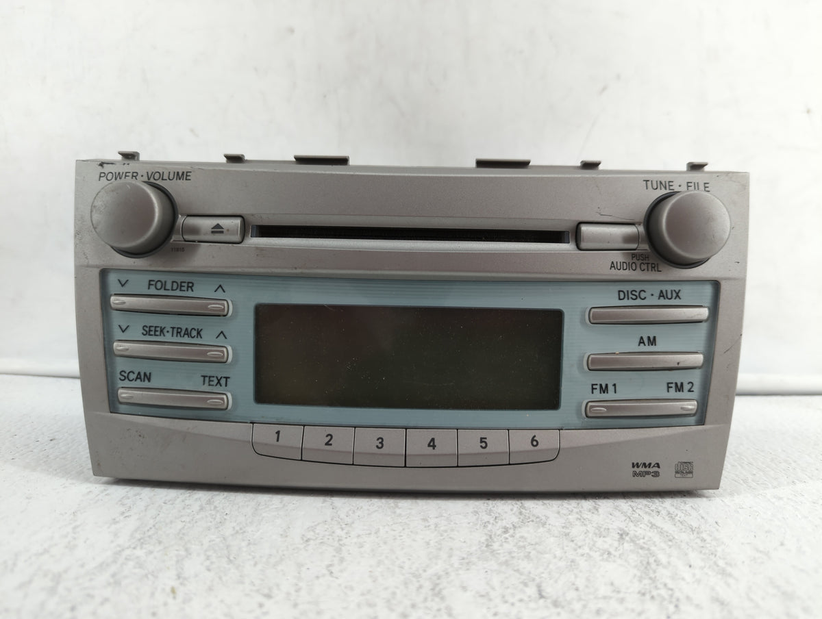 2007-2009 Toyota Camry Am Fm Cd Player Radio Receiver 381969 - Oemusedautoparts1.com