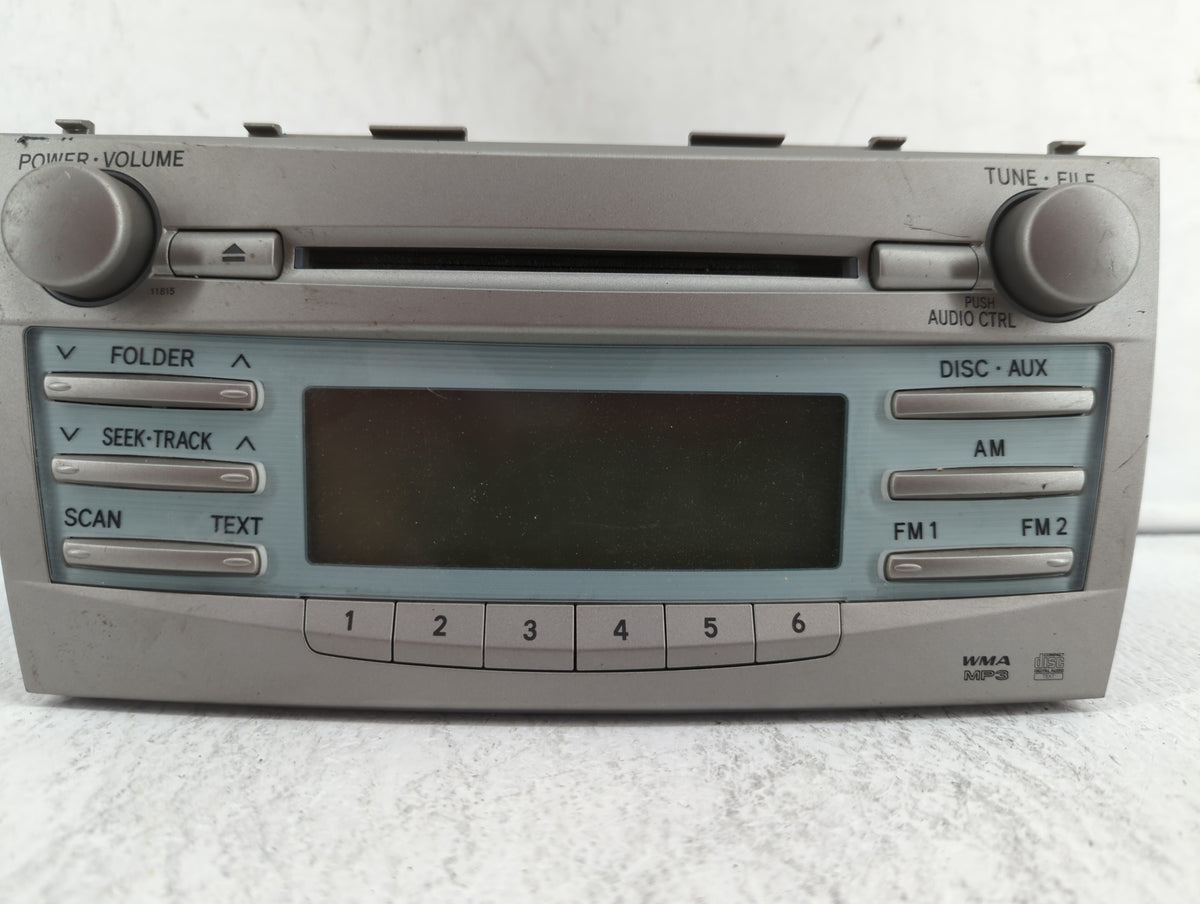 2007-2009 Toyota Camry Am Fm Cd Player Radio Receiver 381969 - Oemusedautoparts1.com