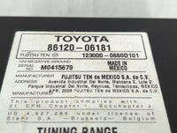 2007-2009 Toyota Camry Am Fm Cd Player Radio Receiver - Oemusedautoparts1.com