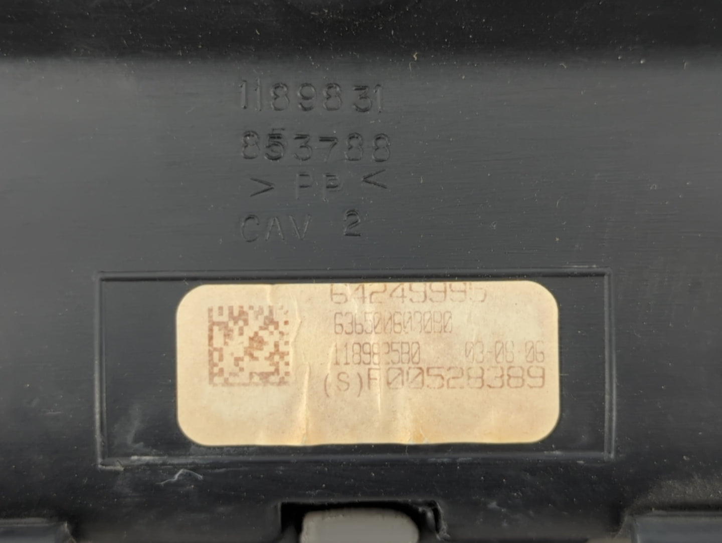2007 Toyota Camry Overhead Console W/rear Climate Control Grey - Oemusedautoparts1.com