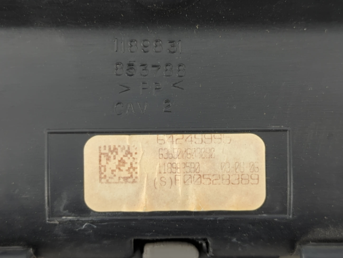2007 Toyota Camry Overhead Console W/rear Climate Control Grey - Oemusedautoparts1.com