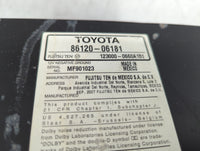 2007-2009 Toyota Camry Radio AM FM Cd Player Receiver Replacement P/N:86120-06182 86120-33890 Fits Fits 2007 2008 2009 OEM U