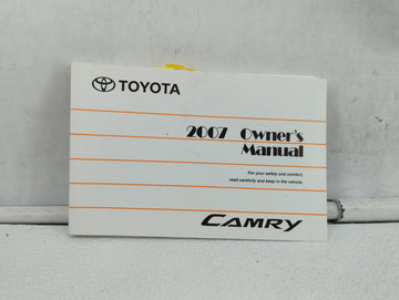 2007 Toyota Camry Owners Manual Book Guide OEM Used Auto Parts - Oemusedautoparts1.com