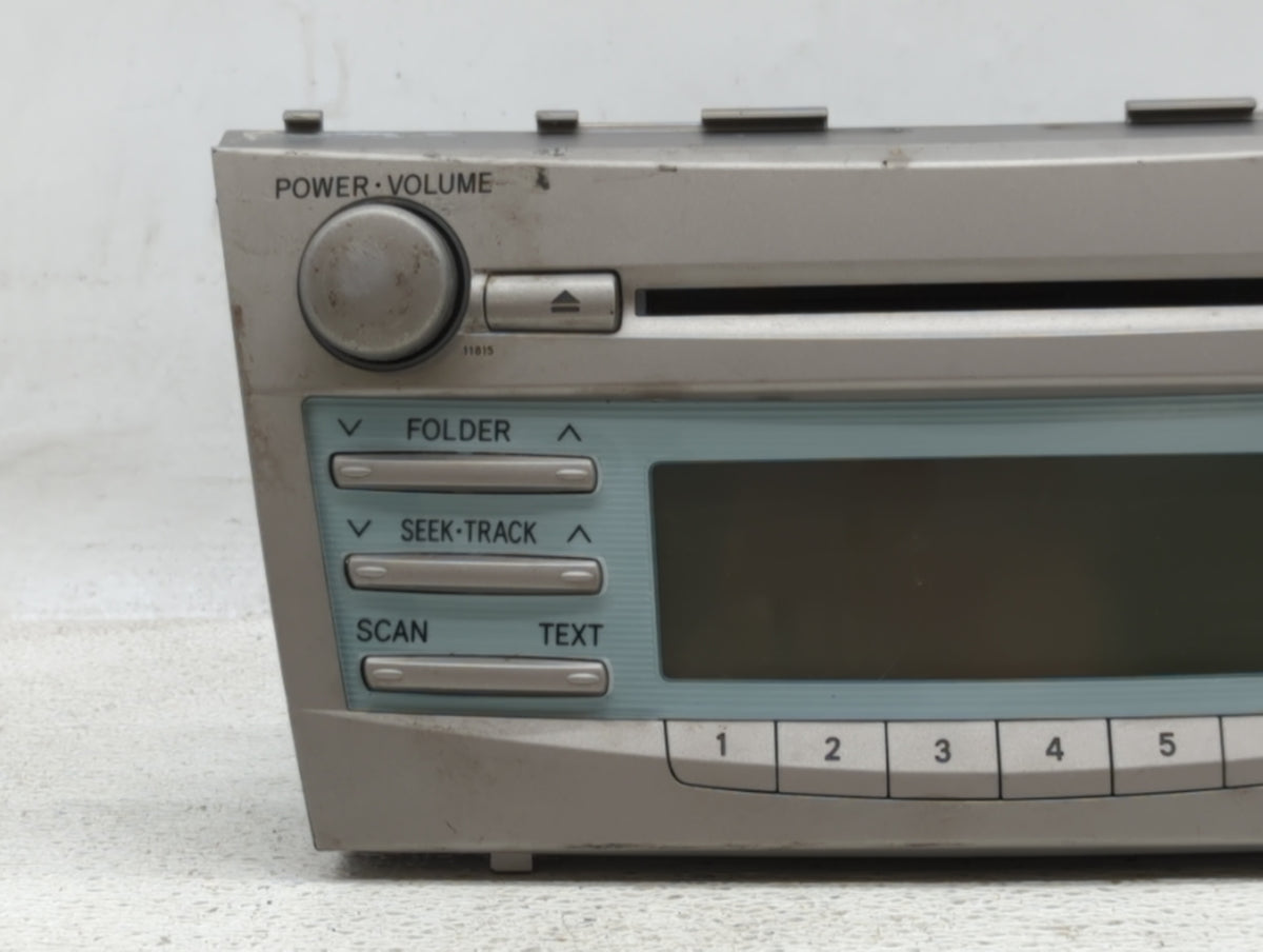 2007-2009 Toyota Camry Am Fm Cd Player Radio Receiver 406462 - Oemusedautoparts1.com