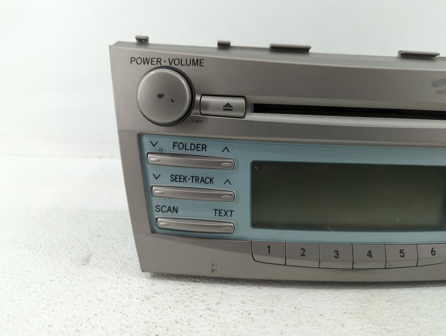 2007-2009 Toyota Camry Am Fm Cd Player Radio Receiver - Oemusedautoparts1.com