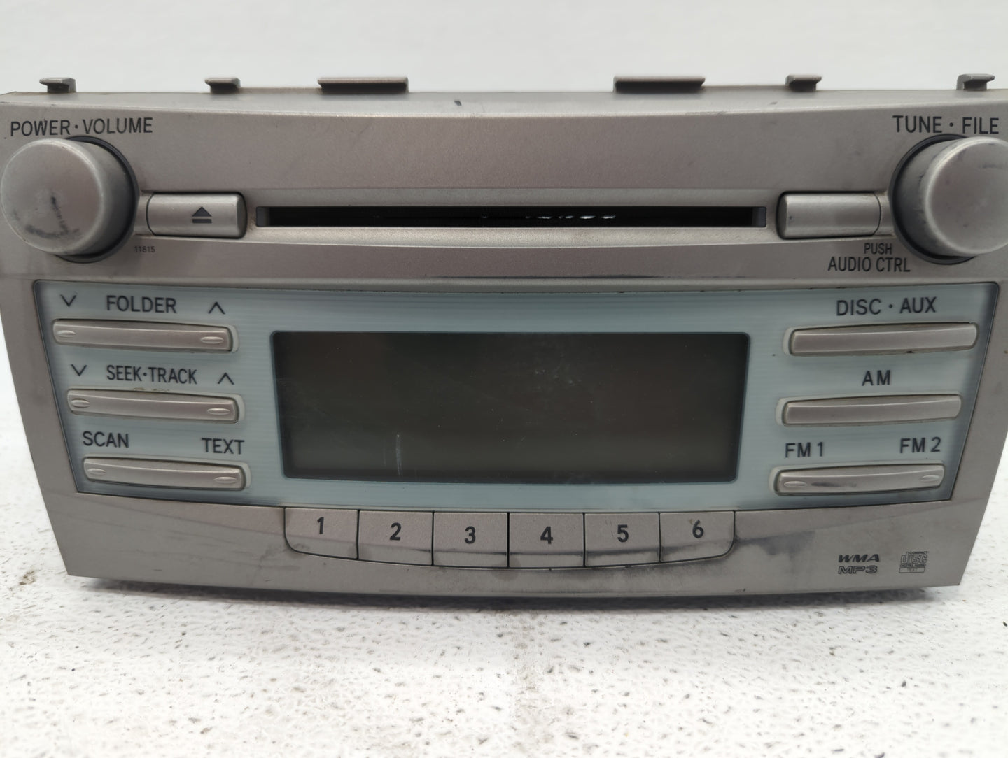 2007-2009 Toyota Camry Am Fm Cd Player Radio Receiver - Oemusedautoparts1.com