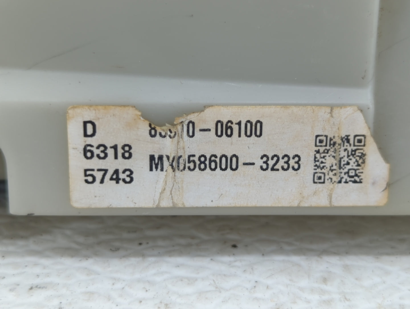 2007-2011 Toyota Camry Information Display Screen - Oemusedautoparts1.com