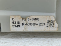 2007-2011 Toyota Camry Information Display Screen - Oemusedautoparts1.com