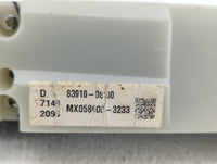 2007 Toyota Camry Digitial Dash Clock P/N:83910-06100 Fits OEM Used Auto Parts - Oemusedautoparts1.com