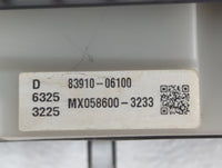 2007 Toyota Camry Digitial Dash Clock P/N:83910-06100 Fits OEM Used Auto Parts - Oemusedautoparts1.com