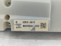 2007 Toyota Camry Digitial Dash Clock P/N:83910-33170 55952-06010, 55981-06040, 83910-06100 Fits OEM Used Auto Parts - Oemus