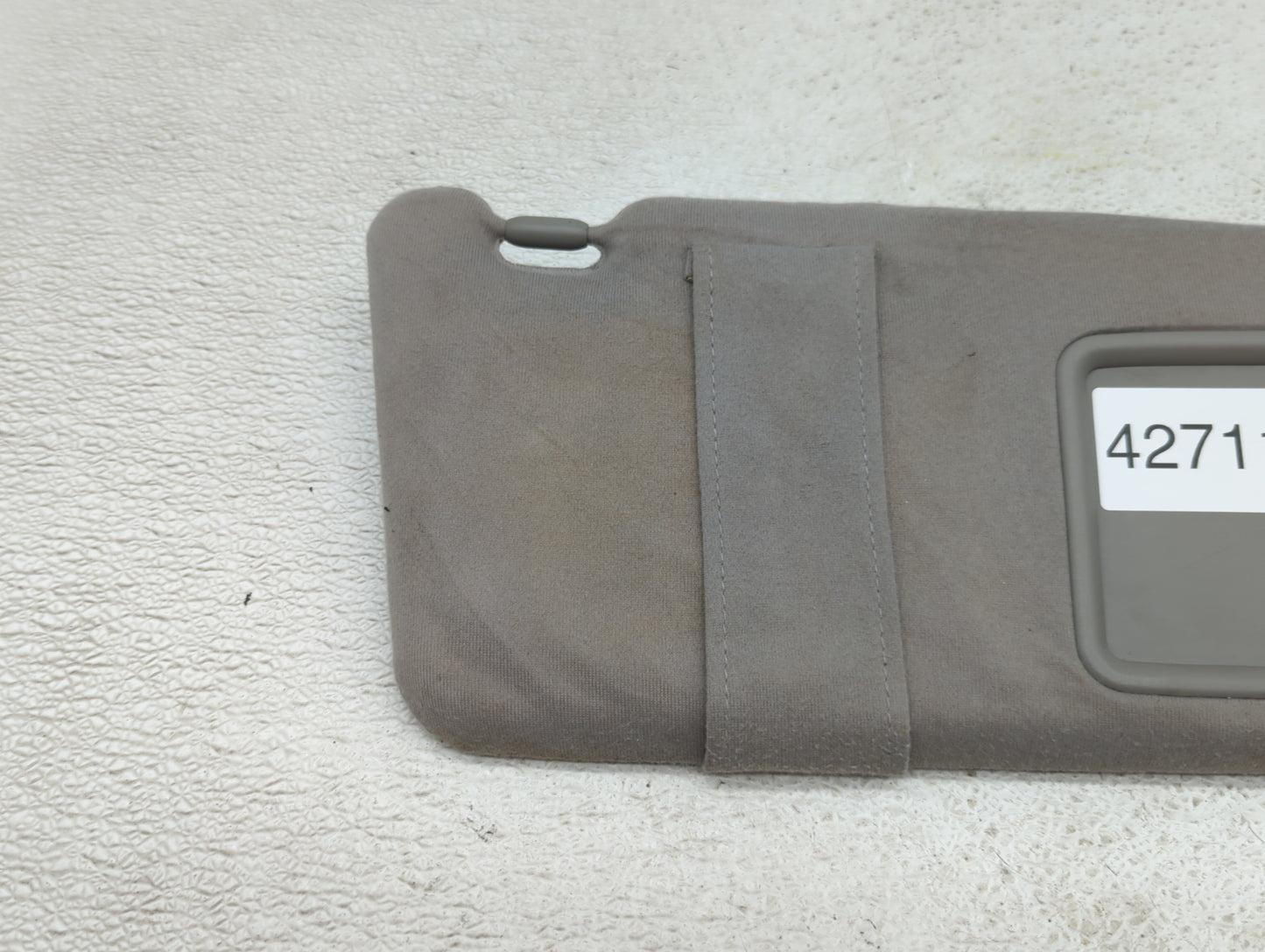 2007-2011 Toyota Camry Sun Visor Shade Replacement Passenger Right Mirror Fits Fits 2007 2008 2009 2010 2011 OEM Used Auto P