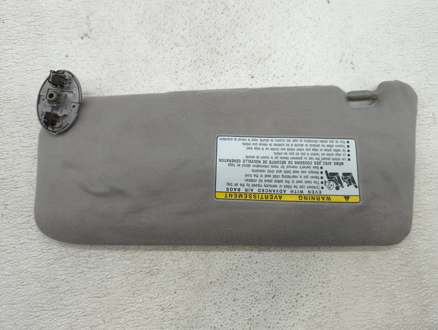 2007-2011 Toyota Camry Sun Visor Shade Replacement Passenger Right Mirror Fits Fits 2007 2008 2009 2010 2011 OEM Used Auto P