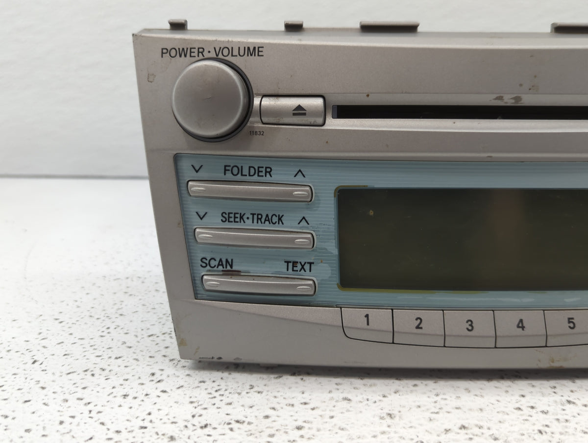 2007-2009 Toyota Camry Am Fm Cd Player Radio Receiver 451583 - Oemusedautoparts1.com