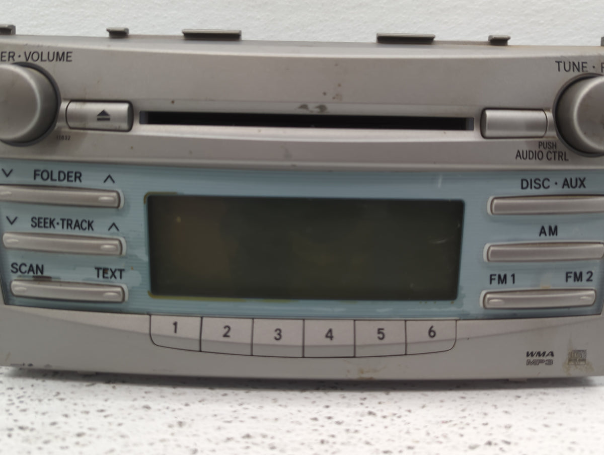 2007-2009 Toyota Camry Am Fm Cd Player Radio Receiver 451583 - Oemusedautoparts1.com