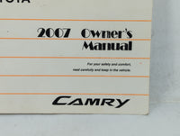 2007 Toyota Camry Owners Manual Book Guide OEM Used Auto Parts - Oemusedautoparts1.com