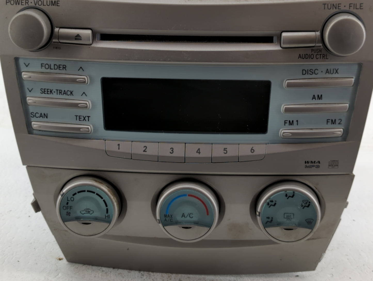 2007-2009 Toyota Camry Am Fm Cd Player Radio Receiver - Oemusedautoparts1.com