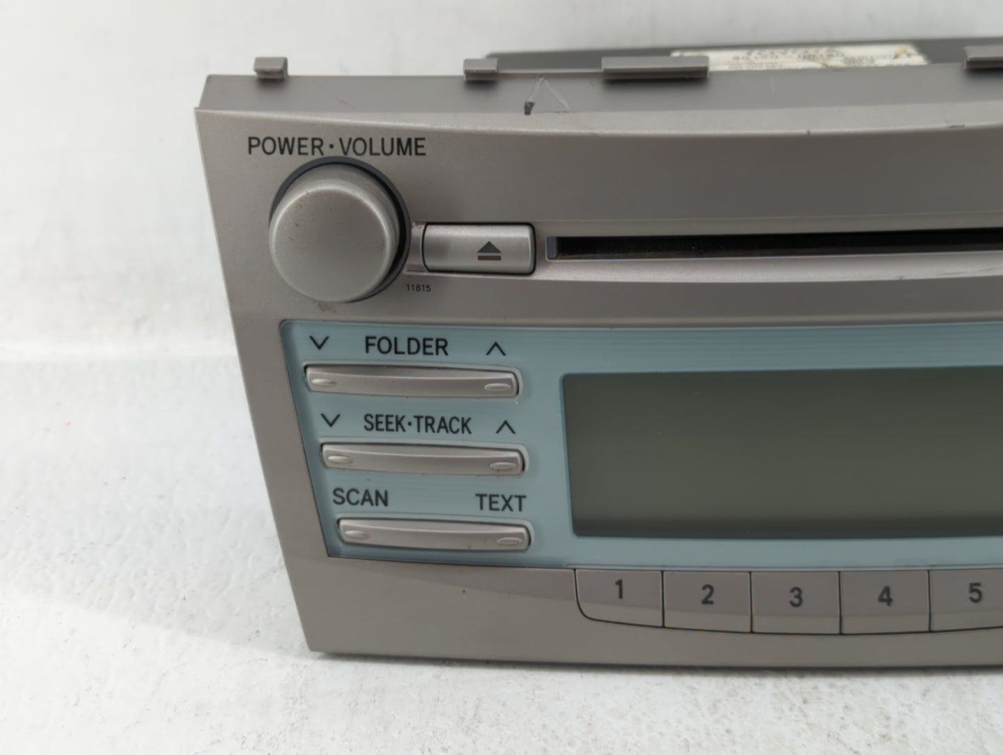 2007-2009 Toyota Camry Am Fm Cd Player Radio Receiver - Oemusedautoparts1.com