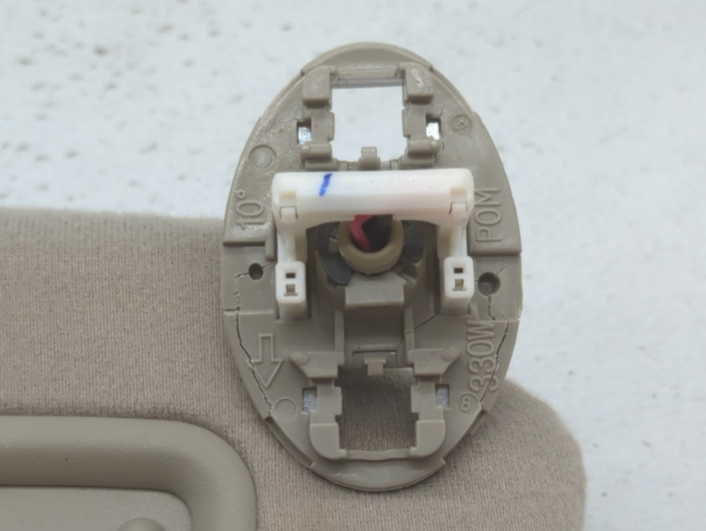 2007-2011 Toyota Camry Sun Visor Shade Replacement Passenger Right Mirror Fits Fits 2007 2008 2009 2010 2011 OEM Used Auto P