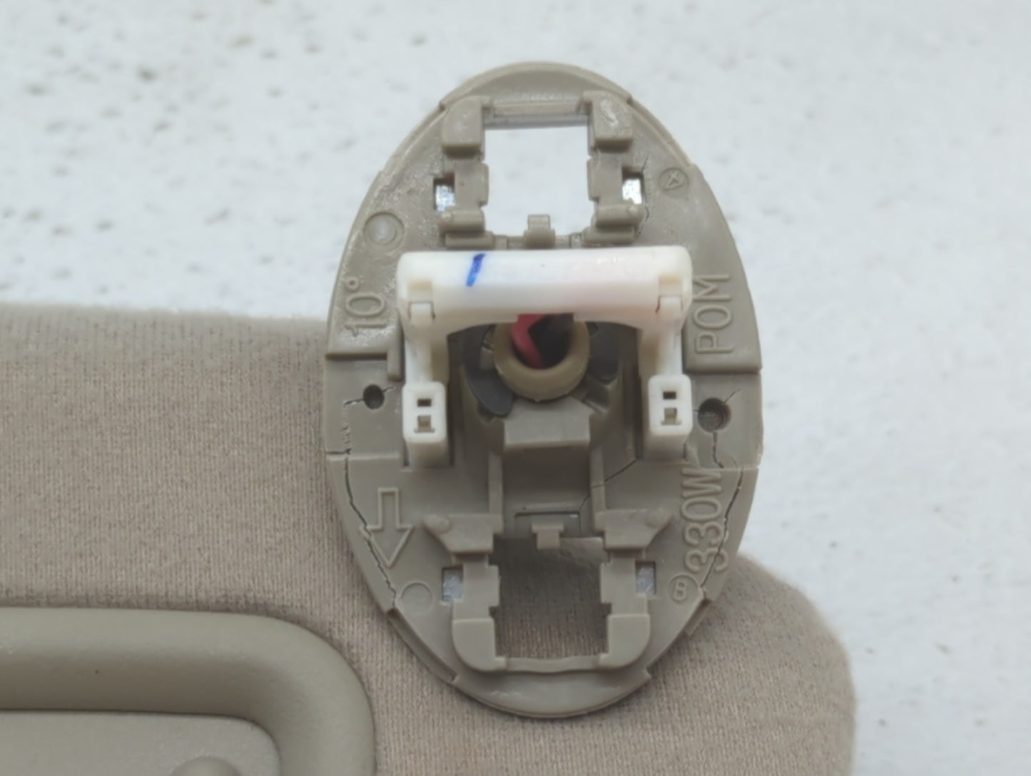 2007-2011 Toyota Camry Sun Visor Shade Replacement Passenger Right Mirror Fits Fits 2007 2008 2009 2010 2011 OEM Used Auto P