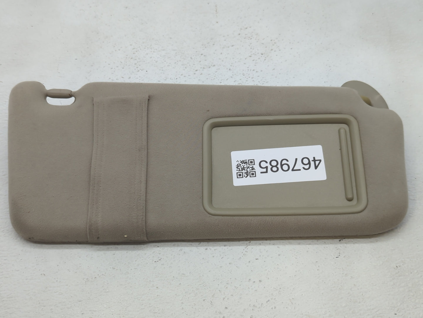 2007-2011 Toyota Camry Sun Visor Shade Replacement Passenger Right Mirror Fits Fits 2007 2008 2009 2010 2011 OEM Used Auto P