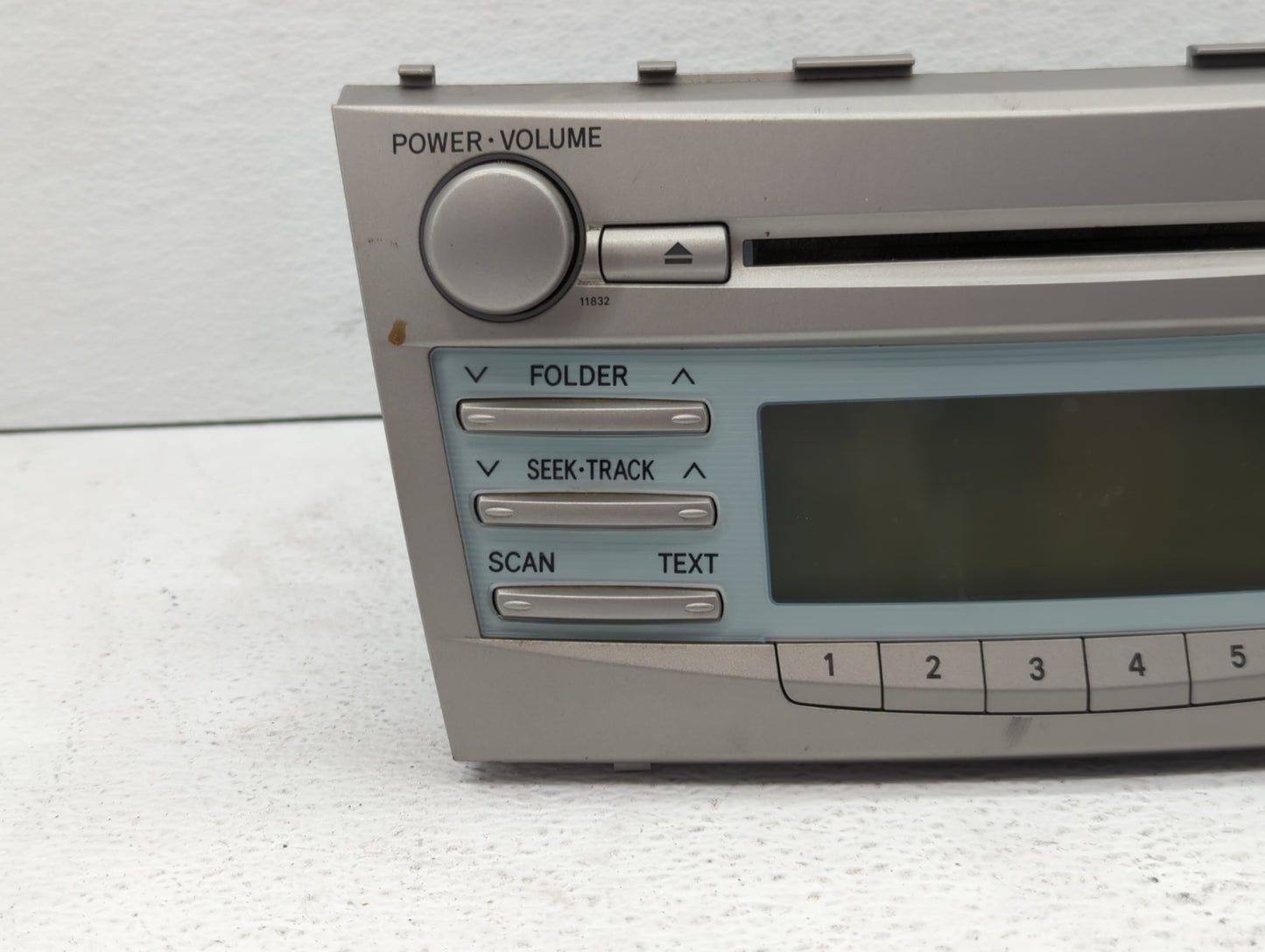 2007-2009 Toyota Camry Radio AM FM Cd Player Receiver Replacement P/N:86120-06181 86120-06182 Fits Fits 2007 2008 2009 OEM U