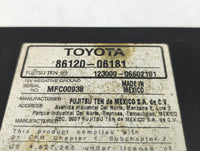 2007-2009 Toyota Camry Radio AM FM Cd Player Receiver Replacement P/N:86120-06181 86120-06182 Fits Fits 2007 2008 2009 OEM U